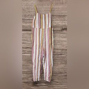 NWT Urban Rebel Striped lightweight jumpsuit SZ L